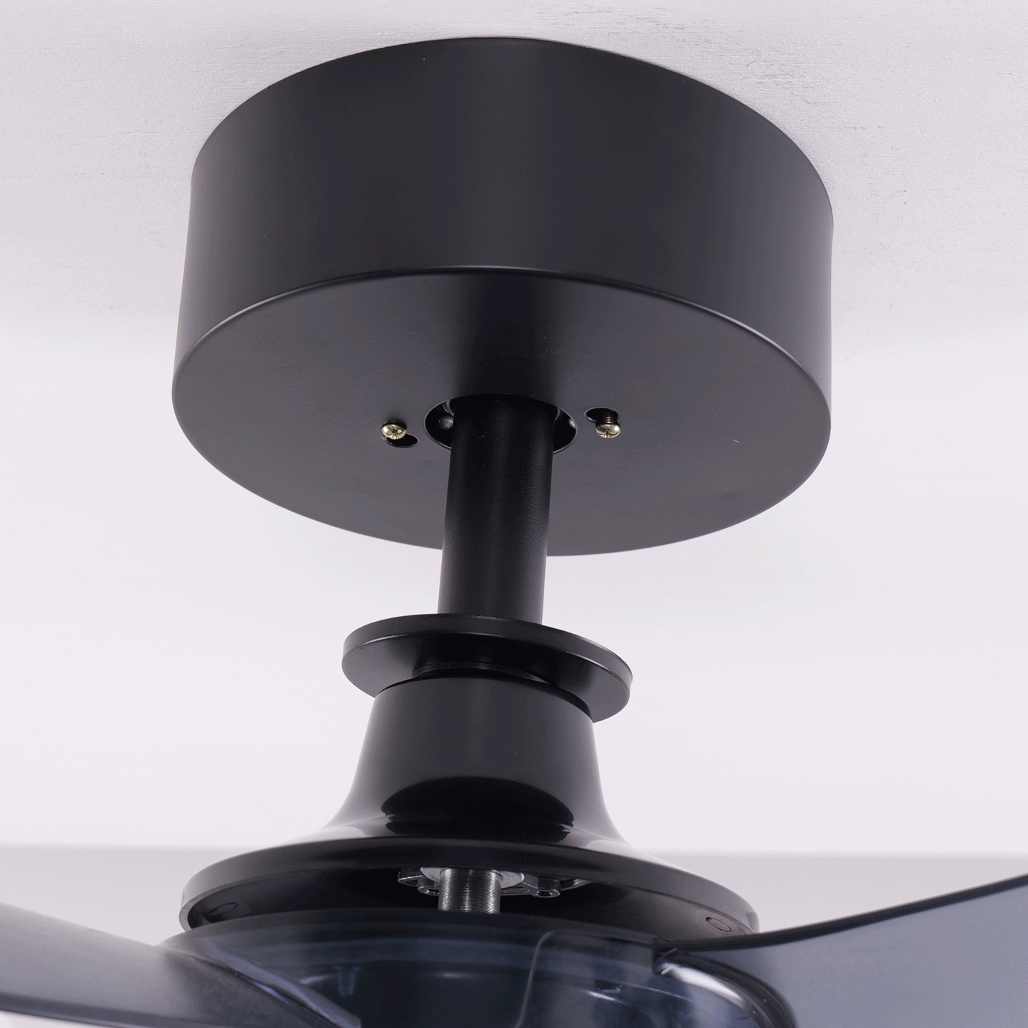 Modern Sphere 3-Blade Fan Light with Black & Gold Finish