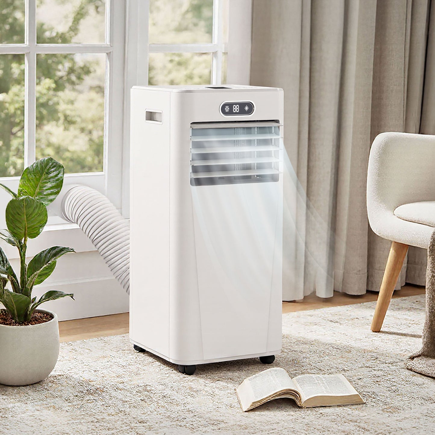 Silent 9000 BTU Portable Air Conditioner