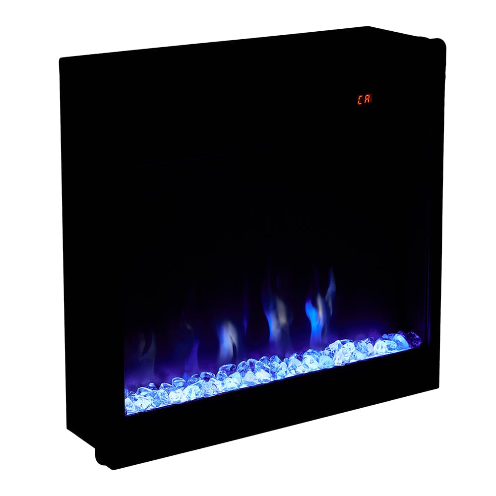 Freestanding TV Stand Entertainment Center with 19" Fireplace