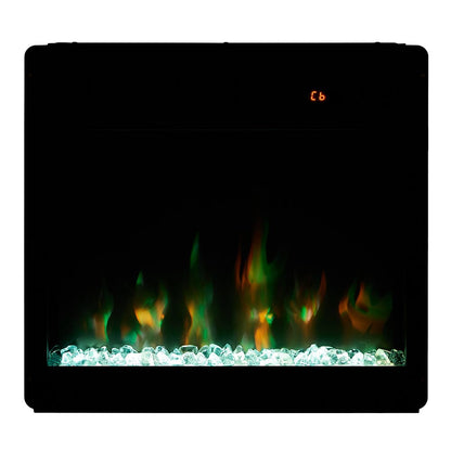 Freestanding TV Stand Entertainment Center with 19" Fireplace